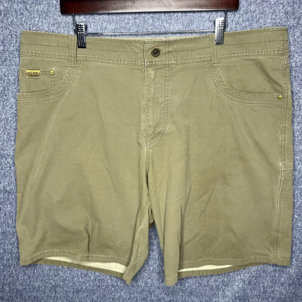 Kuhl Renegade Khaki Tan Hiking Shorts Mens 42 Style 5228 Stretch Outdoor